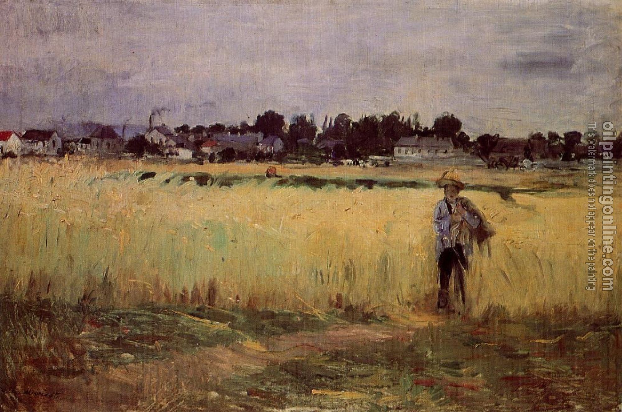 Morisot, Berthe - In the Wheat Fields at Gennevilliers